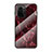 Handyhülle Silikon Hülle Rahmen Schutzhülle Spiegel Modisch Muster für Xiaomi Mi 11X 5G Rot