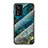 Handyhülle Silikon Hülle Rahmen Schutzhülle Spiegel Modisch Muster für Xiaomi Poco M4 Pro 5G Blau