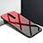 Handyhülle Silikon Hülle Rahmen Schutzhülle Spiegel Modisch Muster für Xiaomi Poco X2 Rot
