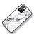 Handyhülle Silikon Hülle Rahmen Schutzhülle Spiegel Modisch Muster für Xiaomi Redmi 10 4G Weiß