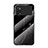 Handyhülle Silikon Hülle Rahmen Schutzhülle Spiegel Modisch Muster für Xiaomi Redmi Note 11E Pro 5G Schwarz