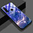 Handyhülle Silikon Hülle Rahmen Schutzhülle Spiegel Modisch Muster K01 für Huawei Nova 4e Hellblau