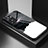 Handyhülle Silikon Hülle Rahmen Schutzhülle Spiegel Modisch Muster LS1 für Oppo A77 4G Schwarz