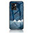 Handyhülle Silikon Hülle Rahmen Schutzhülle Spiegel Modisch Muster LS1 für Realme V23 5G Blau