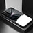 Handyhülle Silikon Hülle Rahmen Schutzhülle Spiegel Modisch Muster LS1 für Samsung Galaxy A02s Schwarz
