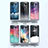 Handyhülle Silikon Hülle Rahmen Schutzhülle Spiegel Modisch Muster LS1 für Samsung Galaxy A12