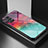Handyhülle Silikon Hülle Rahmen Schutzhülle Spiegel Modisch Muster LS1 für Samsung Galaxy A23 5G Rot