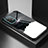 Handyhülle Silikon Hülle Rahmen Schutzhülle Spiegel Modisch Muster LS1 für Samsung Galaxy A52 5G Schwarz