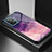Handyhülle Silikon Hülle Rahmen Schutzhülle Spiegel Modisch Muster LS1 für Samsung Galaxy A52 5G Violett