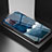 Handyhülle Silikon Hülle Rahmen Schutzhülle Spiegel Modisch Muster LS1 für Samsung Galaxy S20 FE 5G Blau