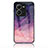 Handyhülle Silikon Hülle Rahmen Schutzhülle Spiegel Modisch Muster LS1 für Vivo V25e Violett