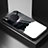 Handyhülle Silikon Hülle Rahmen Schutzhülle Spiegel Modisch Muster LS2 für Huawei Nova 8i Schwarz