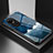 Handyhülle Silikon Hülle Rahmen Schutzhülle Spiegel Modisch Muster LS2 für Oppo Reno10 Pro 5G