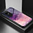Handyhülle Silikon Hülle Rahmen Schutzhülle Spiegel Modisch Muster LS2 für Oppo Reno10 Pro 5G Violett
