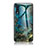 Handyhülle Silikon Hülle Rahmen Schutzhülle Spiegel Modisch Muster LS2 für Samsung Galaxy A70S Blau