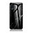 Handyhülle Silikon Hülle Rahmen Schutzhülle Spiegel Modisch Muster LS2 für Samsung Galaxy A70S Schwarz