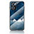 Handyhülle Silikon Hülle Rahmen Schutzhülle Spiegel Modisch Muster LS4 für Oppo Find X5 Lite 5G Blau