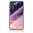 Handyhülle Silikon Hülle Rahmen Schutzhülle Spiegel Modisch Muster LS4 für Oppo Find X5 Lite 5G Violett
