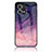 Handyhülle Silikon Hülle Rahmen Schutzhülle Spiegel Modisch Muster LS4 für Oppo Reno7 4G Violett