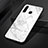 Handyhülle Silikon Hülle Rahmen Schutzhülle Spiegel Modisch Muster S01 für Huawei P30 Lite XL Weiß