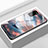 Handyhülle Silikon Hülle Rahmen Schutzhülle Spiegel Modisch Muster S02 für Huawei Honor V30 Pro 5G Braun
