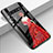 Handyhülle Silikon Hülle Rahmen Schutzhülle Spiegel Motiv Kleid Mädchen K01 für Samsung Galaxy S10 5G Rot und Schwarz
