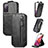 Handytasche Flip Schutzhülle Leder S01D für Samsung Galaxy S20 FE 4G