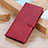 Handytasche Stand Schutzhülle Flip Leder Hülle A01D für Huawei Honor X8b Rot
