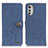Handytasche Stand Schutzhülle Flip Leder Hülle A01D für Motorola Moto E32 Blau