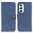 Handytasche Stand Schutzhülle Flip Leder Hülle A01D für Motorola Moto Edge X30 5G Blau