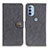 Handytasche Stand Schutzhülle Flip Leder Hülle A01D für Motorola Moto G31 Schwarz