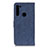 Handytasche Stand Schutzhülle Flip Leder Hülle A01D für Motorola Moto One Fusion Plus Blau