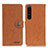 Handytasche Stand Schutzhülle Flip Leder Hülle A01D für Sony Xperia 1 IV Braun