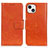 Handytasche Stand Schutzhülle Flip Leder Hülle A02 für Apple iPhone 13 Mini Orange