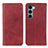 Handytasche Stand Schutzhülle Flip Leder Hülle A02D für Motorola Moto Edge S30 5G Rot