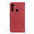 Handytasche Stand Schutzhülle Flip Leder Hülle A02D für Motorola Moto One Fusion Plus Rot