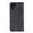 Handytasche Stand Schutzhülle Flip Leder Hülle A02D für Samsung Galaxy A42 5G Schwarz