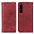 Handytasche Stand Schutzhülle Flip Leder Hülle A02D für Sony Xperia 1 IV Rot