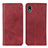 Handytasche Stand Schutzhülle Flip Leder Hülle A02D für Sony Xperia Ace III SOG08 Rot