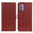 Handytasche Stand Schutzhülle Flip Leder Hülle A03D für Nokia G42 5G Braun