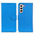 Handytasche Stand Schutzhülle Flip Leder Hülle A03D für Samsung Galaxy S23 5G Hellblau