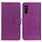 Handytasche Stand Schutzhülle Flip Leder Hülle A03D für Sony Xperia 10 III Violett