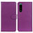 Handytasche Stand Schutzhülle Flip Leder Hülle A03D für Sony Xperia 5 III SO-53B Violett