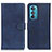 Handytasche Stand Schutzhülle Flip Leder Hülle A05D für Motorola Moto Edge 30 5G Blau