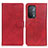 Handytasche Stand Schutzhülle Flip Leder Hülle A05D für Oppo A54 5G Rot