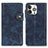 Handytasche Stand Schutzhülle Flip Leder Hülle A06 für Apple iPhone 14 Pro Max Blau