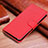 Handytasche Stand Schutzhülle Flip Leder Hülle A06D für Huawei Honor X8b Rot
