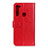 Handytasche Stand Schutzhülle Flip Leder Hülle A06D für Motorola Moto One Fusion Plus Rot