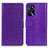 Handytasche Stand Schutzhülle Flip Leder Hülle A06D für Oppo A54s Violett