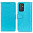 Handytasche Stand Schutzhülle Flip Leder Hülle A06D für Samsung Galaxy A15 4G Hellblau